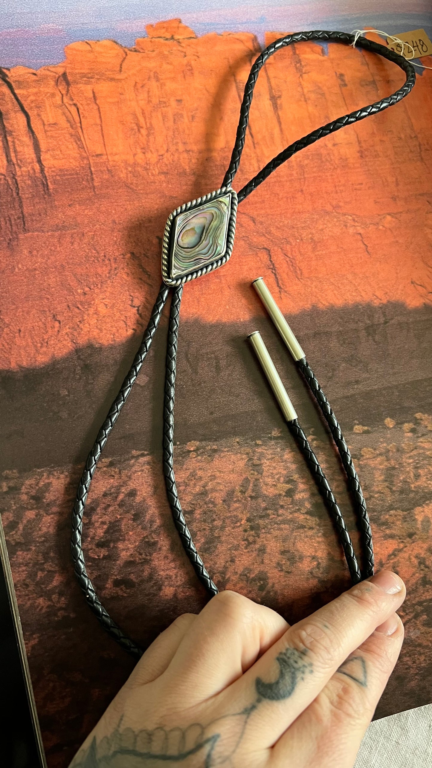 Abalone Bolo Tie