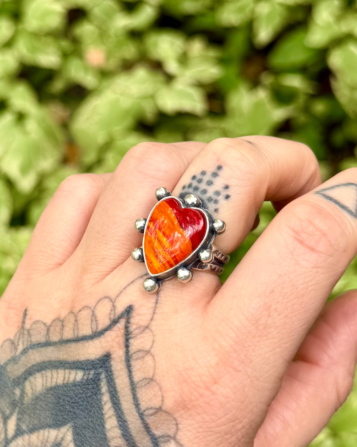 Rosarita Heart Ring — Size 7