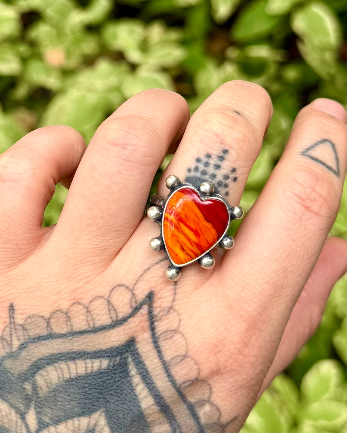 Rosarita Heart Ring — Size 7