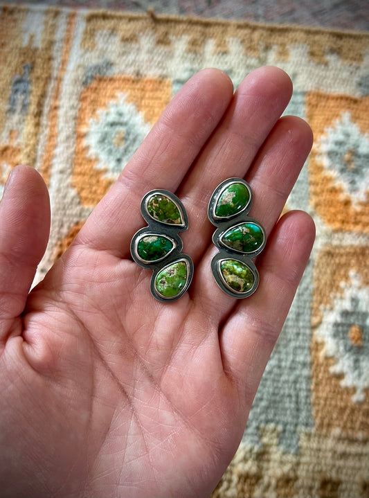 Sonoran Gold Stud Back Earrings