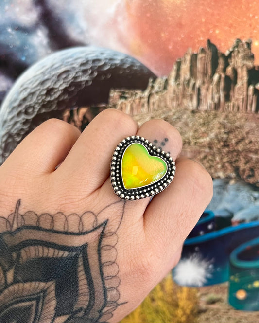 Aurora Opal Ring | Size 8.5