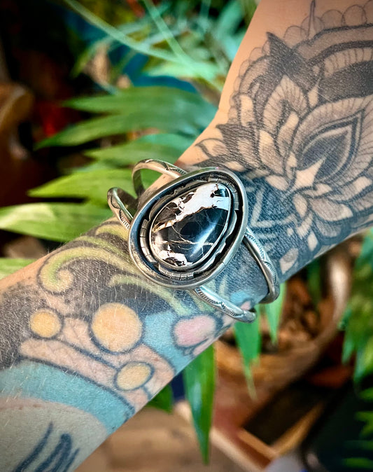 White Buffalo Cuff Bracelet (M/L)