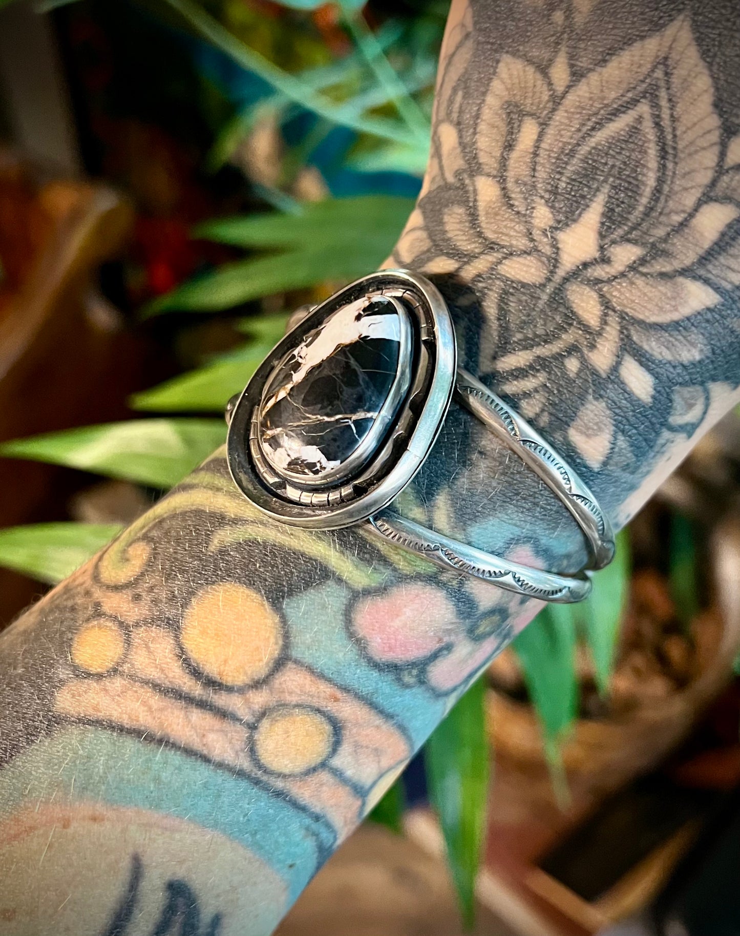 White Buffalo Cuff Bracelet (M/L)