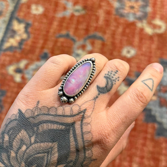 Aurora Opal Ring | Size 8