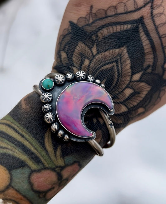 Aurora Opal & Turquoise Cuff