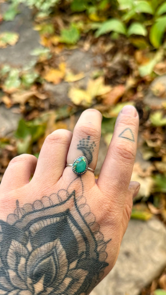 Sonoran Gold Turquoise Ring | Size 7