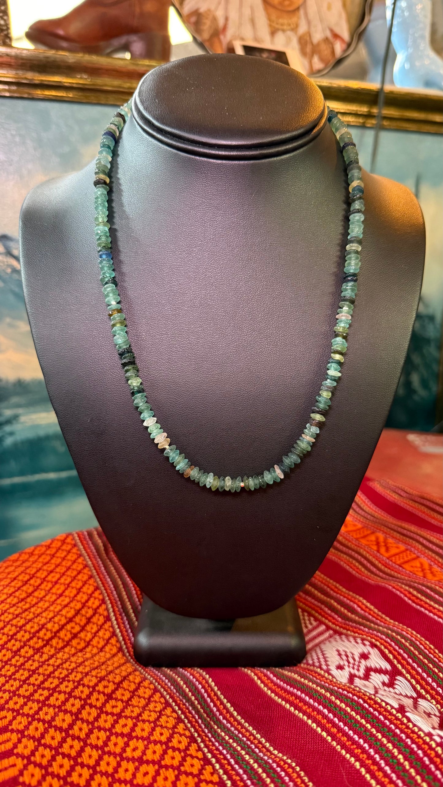 Ancient Roman Glass 18” Necklace
